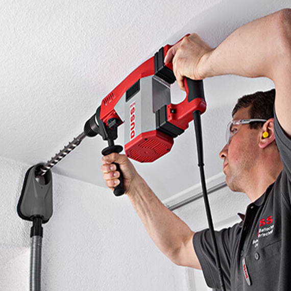 Absaugung-Schlagbohren