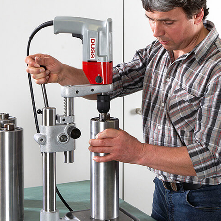 Bohr-Stativ Präzision