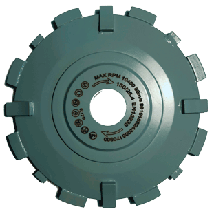 Schleifteller für Schleifmaschinen